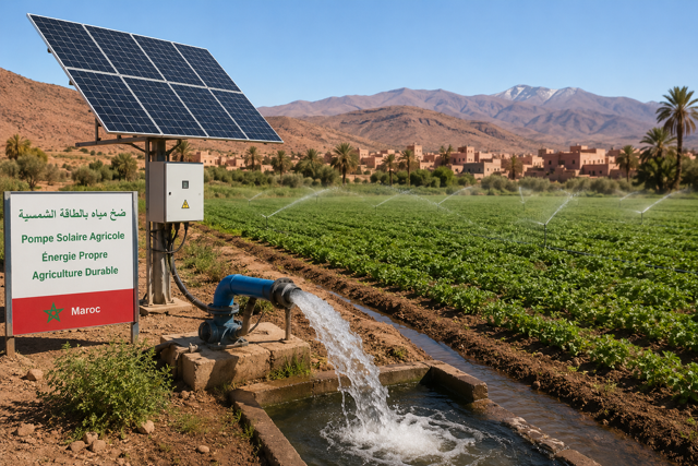 Pompe solaire agricole au Maroc : prix, installation et rentabilité