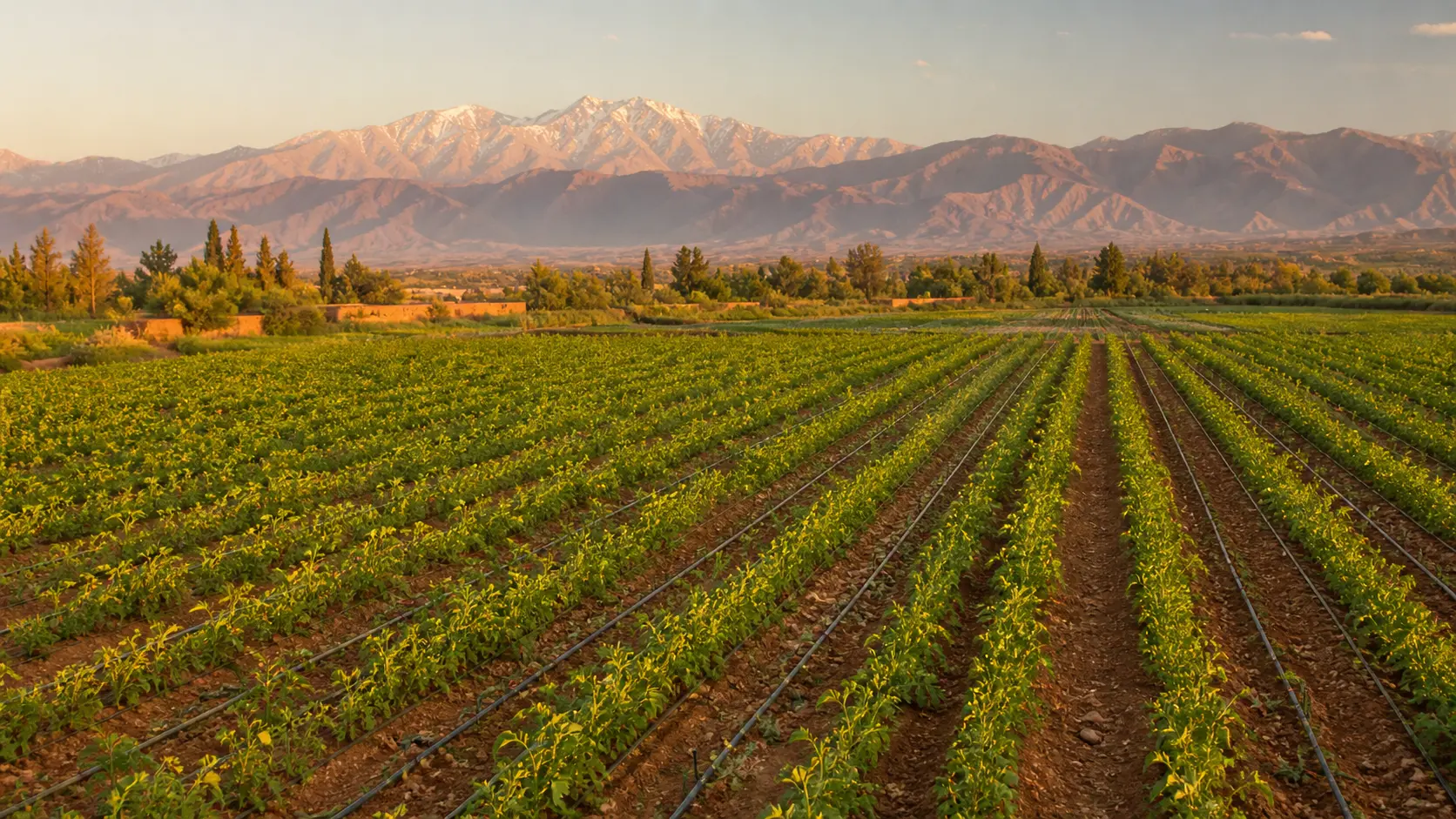Matériel d'irrigation agricole au Maroc