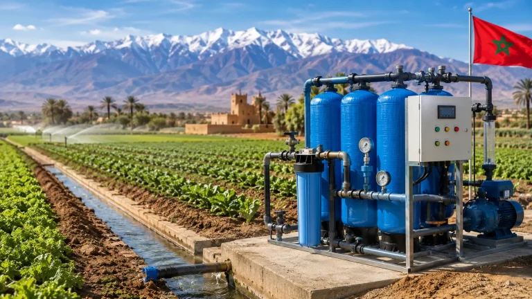 Traitement de l&rsquo;eau agricole au Maroc : filtration et qualité de l&rsquo;eau pour l&rsquo;irrigation